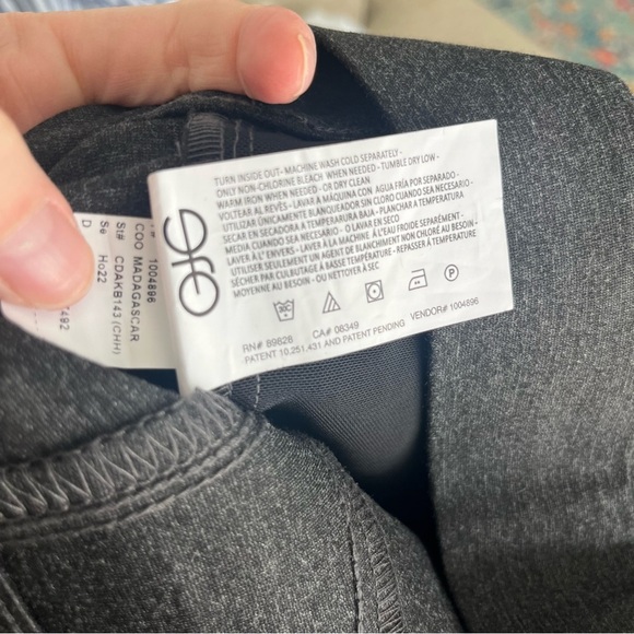 Anne Klein Pants Women's XL Tummy Control Ponte Charcoal Gray NWT - Picture 7 of 8